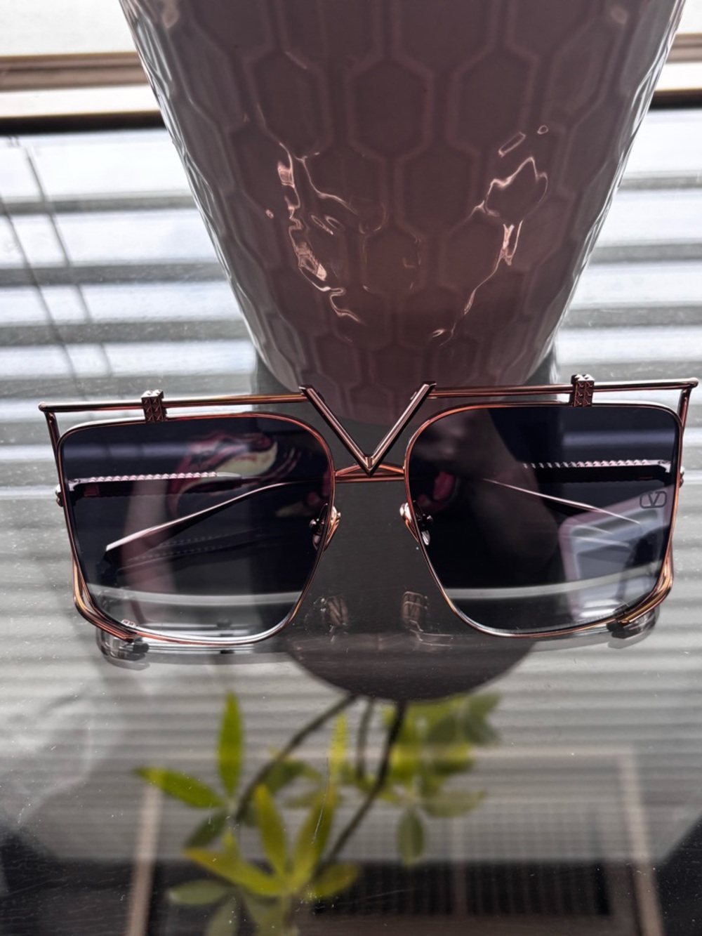 Valentino V-Light Titanium Sunglasses - Picture 14 of 15